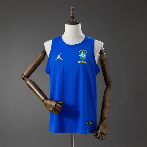 2026 Brazil x Jordan Training Vest Fan version