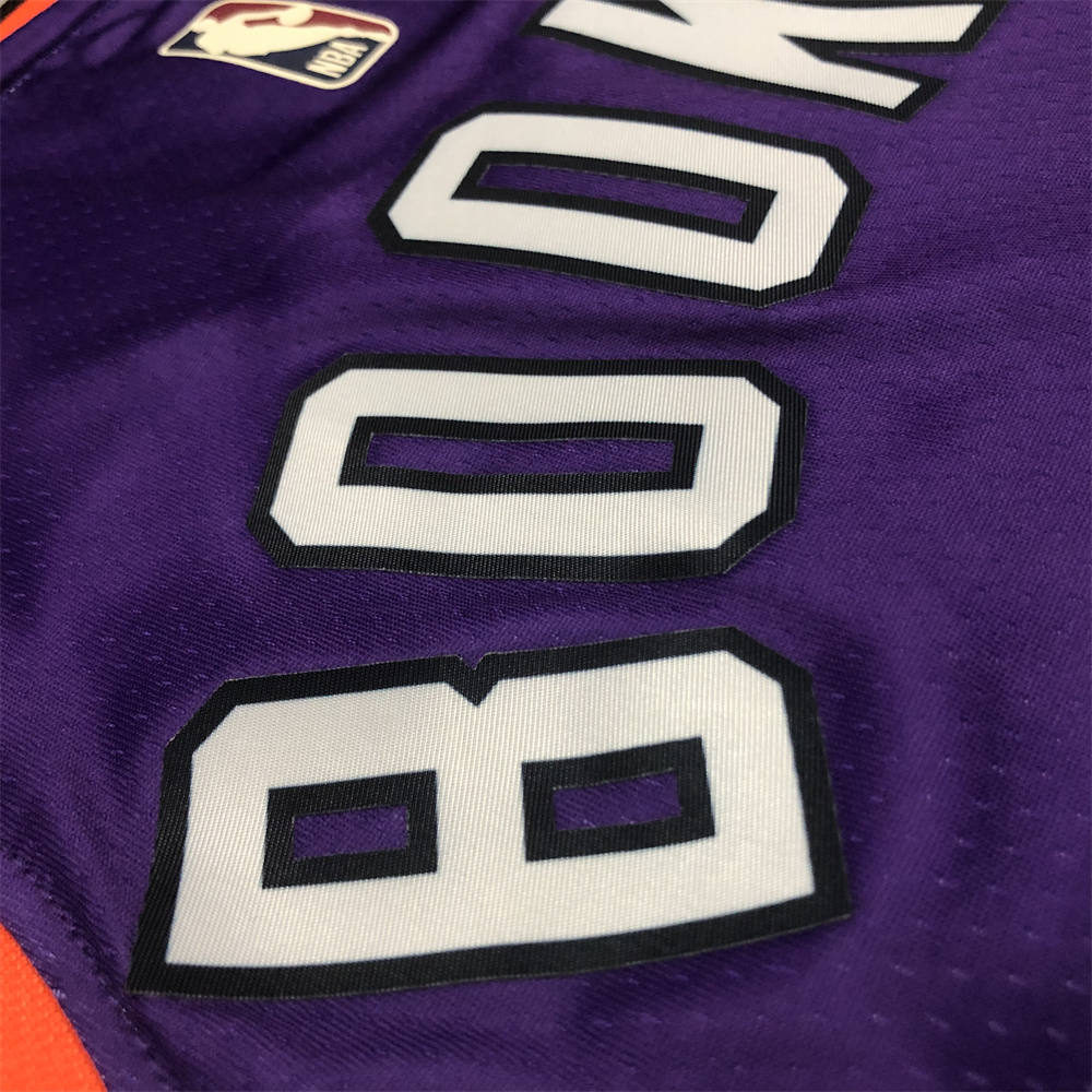 NBA Phoenix Suns Round Neck Purple Retro Style jersey S-XXL