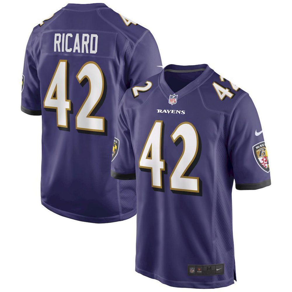 NFL Baltimore Ravens Jeysey RICARD #42