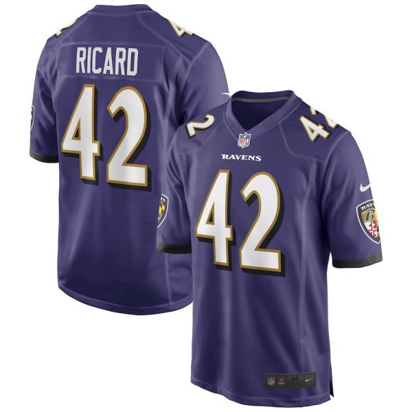 NFL Baltimore Ravens Jeysey RICARD #42