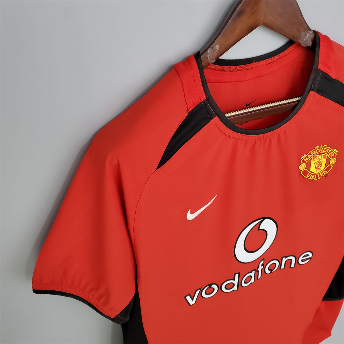 Retro Manchester United 02/04 home jersey Fan Version