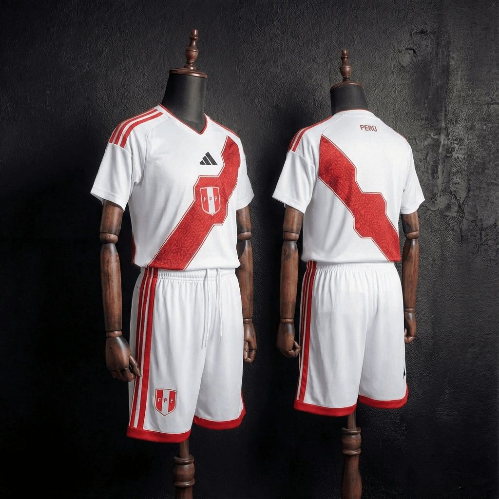 Peru 2026 World Cup Home Kid Kits Size 16-28