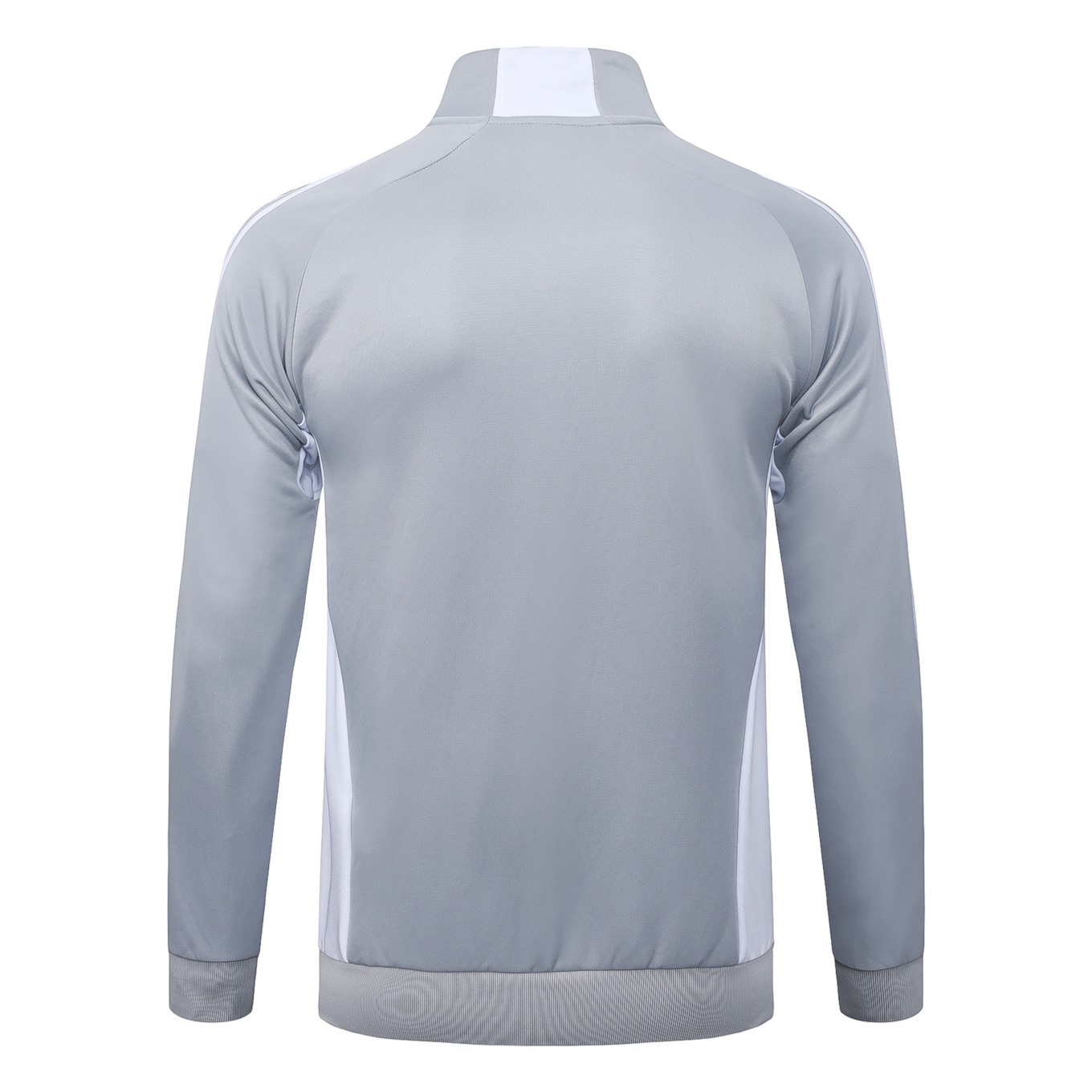 2026 Real Madrid Grey Jacket Training Suit Set