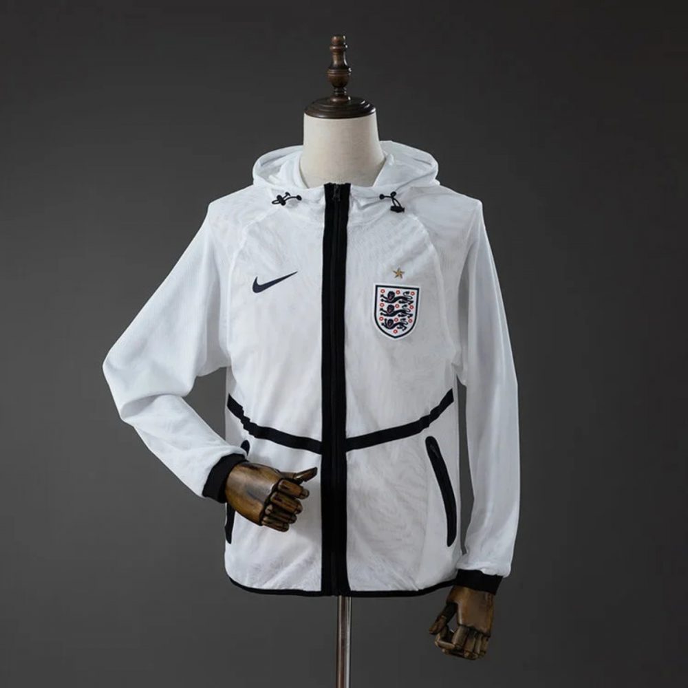 2026 England White Windbreaker