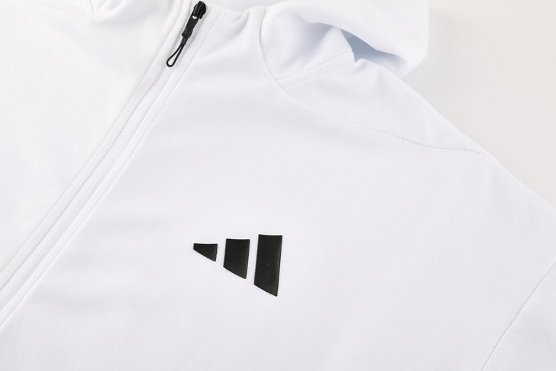 2024 Nike White Hoodie Jacket Kit Set Football Team Shirt Sports Fashion