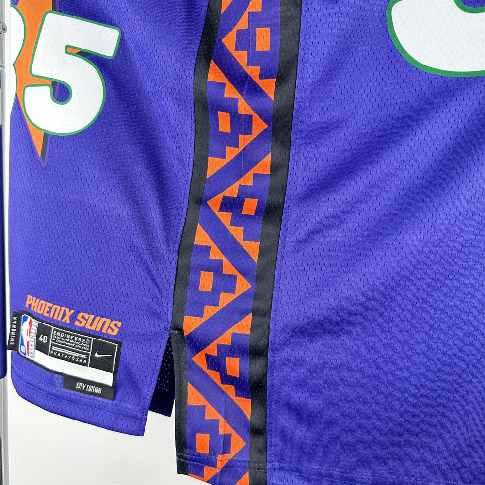 NBA Phoenix Suns 24/25 City Edition DURANT#35 Purple Jersey S-XXL