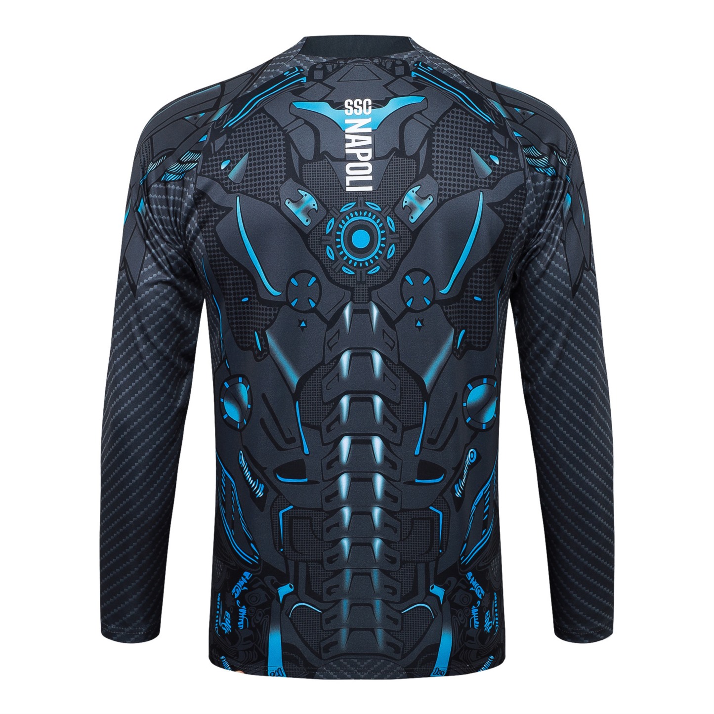 2025/26 Naples dark gray Long-sleeved half-pull training kit Football team kit