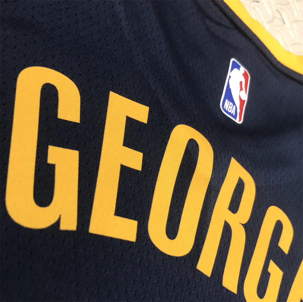 NBA Indiana Pacers V-Neck Black Jersey GEORGE#13 S-XXL