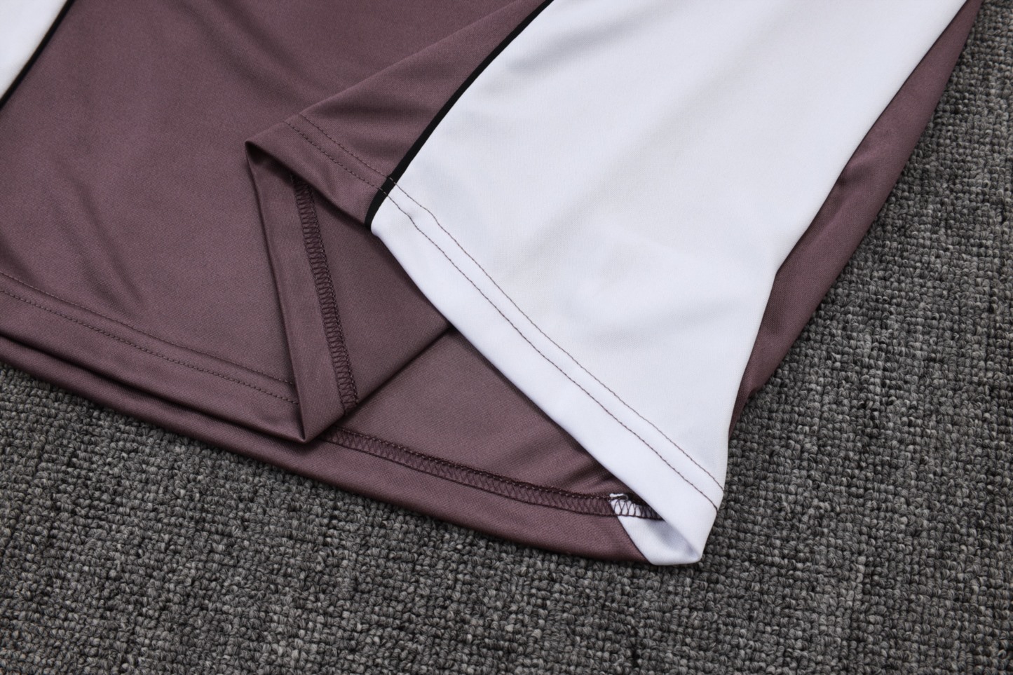 202526 Manchester United grayish purple Long-sleeved half-pull training kit Football team kit