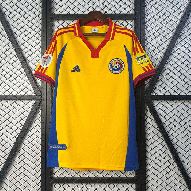 Retro Romania 2000 Home jersey Fan Version