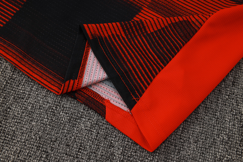 24/25 AC Milan Red Black Training Set Shirt and Shorts