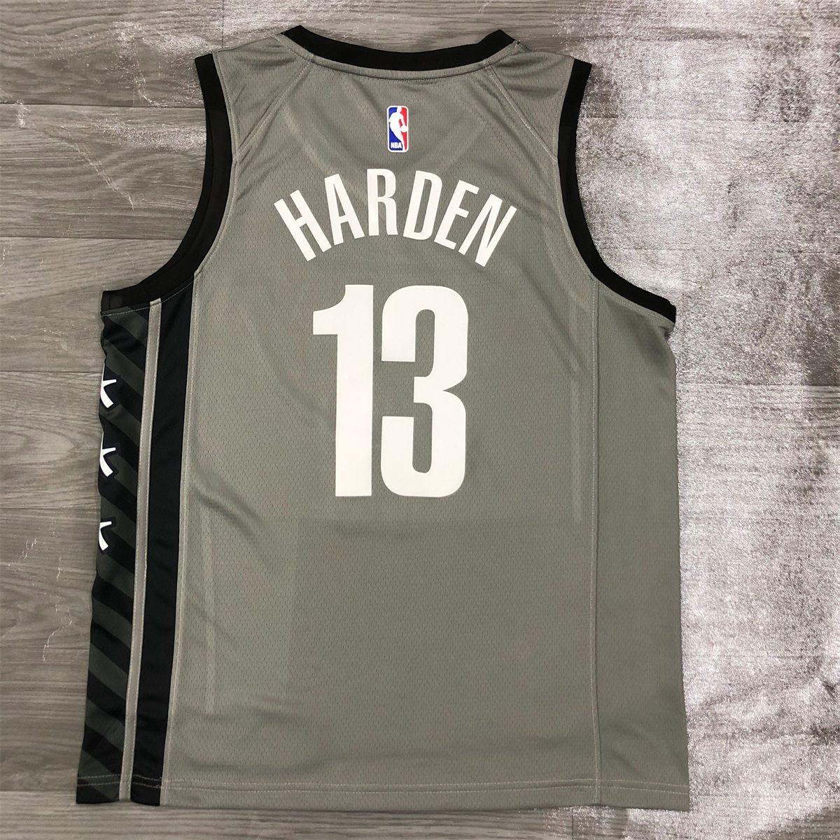NBA Brooklyn Nets V-neck Grey Jersey HARDEN#13 S-XXL