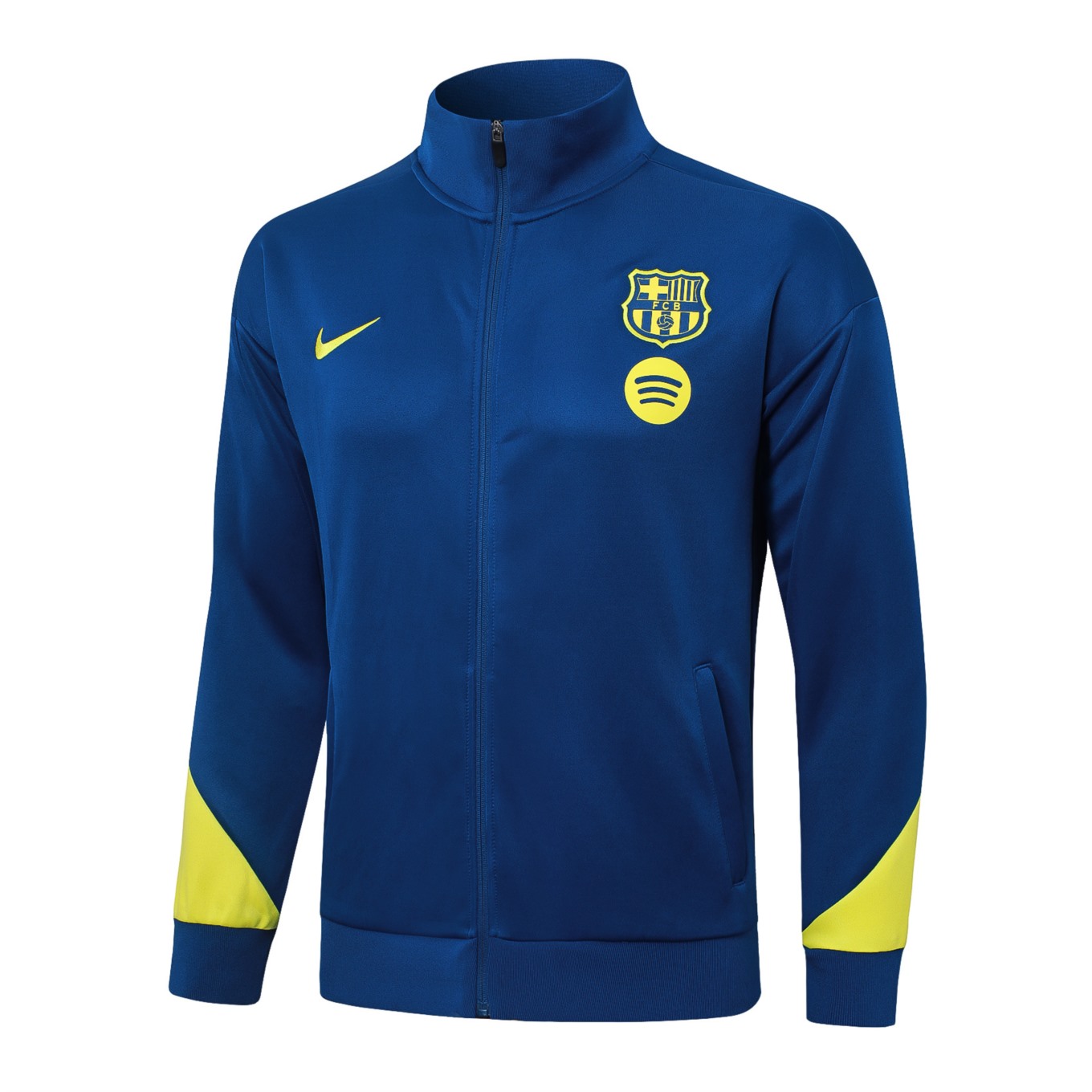 2026 Barcelona Blue Jacket Training Suit Set