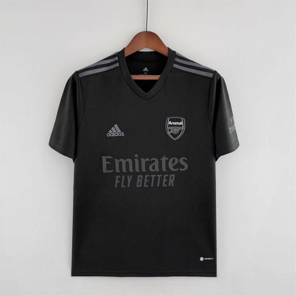 22/23 Arsenal Black Jersey Fan Version