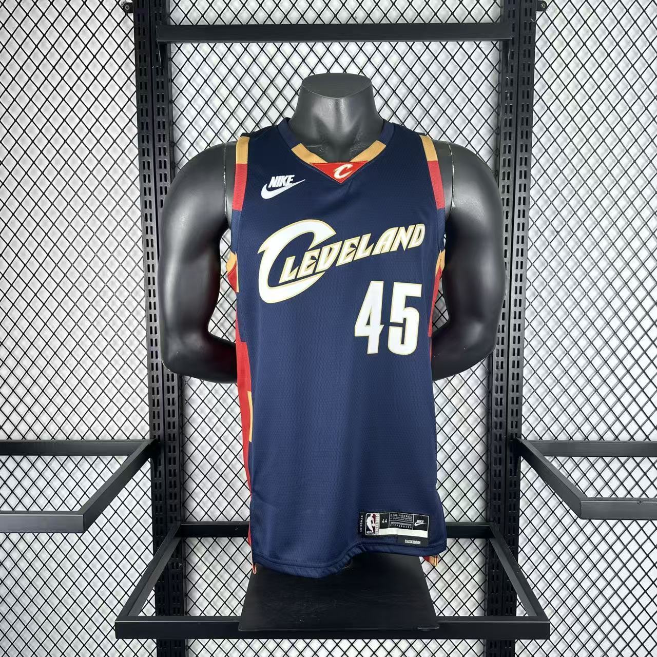 NBA Cleverland Cavaliers 2026 Vintage Style Black jersey MITCHELL#45