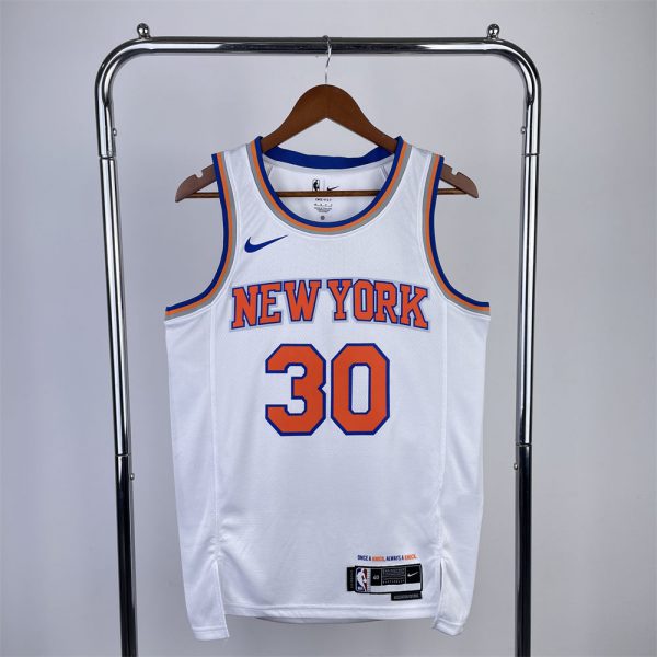 NBA New York Knicks RoundNeck White jersey RANDLE#30 S-XXL