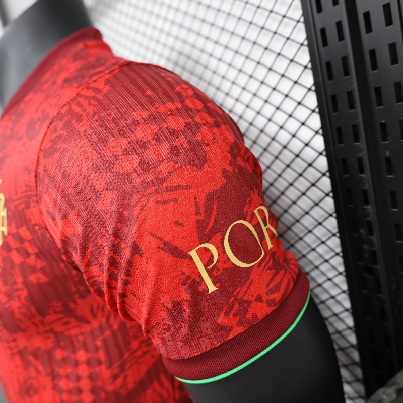 25/26 Portugal Anniversary Edition red jersey Player Version