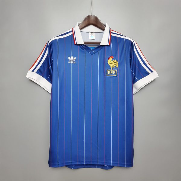 Retro France 1982 Home jersey Fan Version