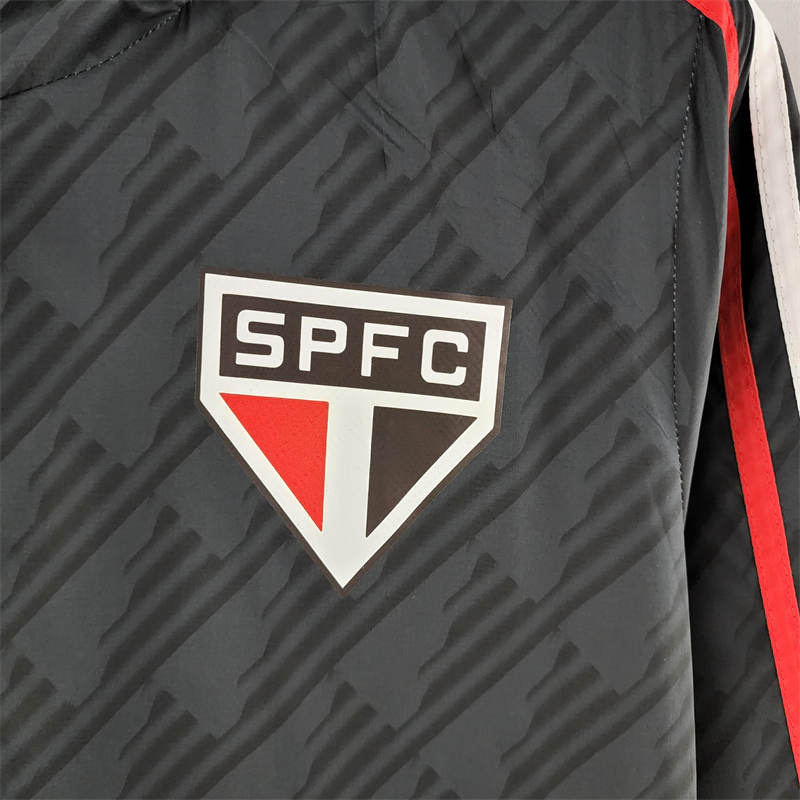 2022 Sao Paulo Windbreaker Black Red & White Edge Sport Unifom jersey Sport Unifom