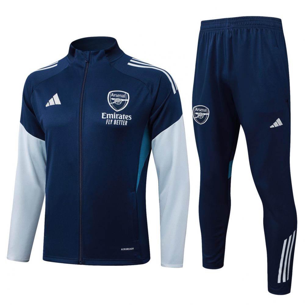 2025/26 Arsenal royal blue Jacket Training Suit Set Football Team Shirt Sports Fashion