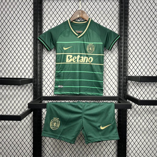 2024/25 Sporting CP Away jersey Kid Kits Size 16-28