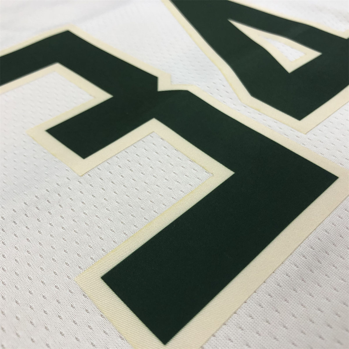 NBA Milwaukee Bucks V-Neck Beige jersey ANTETOKOUNMPO#34 S-XXL