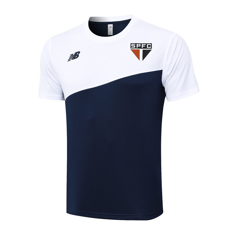 24/25 Sao Paulo Blue and White Training Set Shirt and Shorts