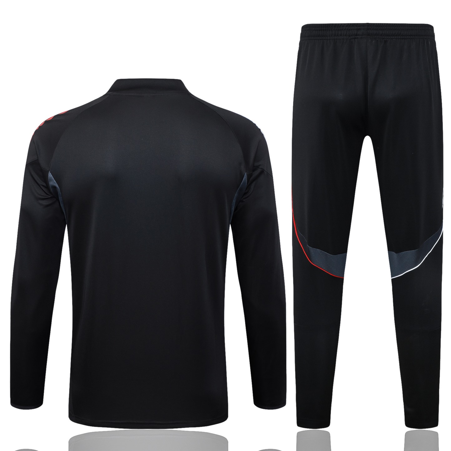 202526 Ajax black Long-sleeved half-pull training kit Football team kit