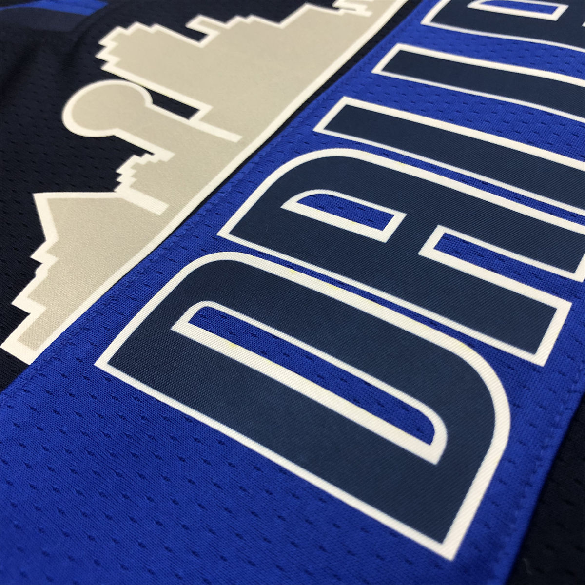 NBA Dallas Mavericks V Neck Snow Mountain Royal Blue Jersey PORZINGIS#6 S-XXL
