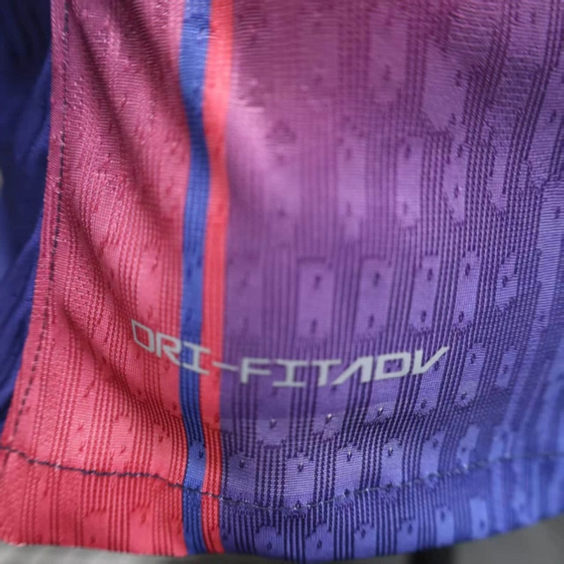 2025/26 Barcelona Home Long Sleeve Jersey Player Version