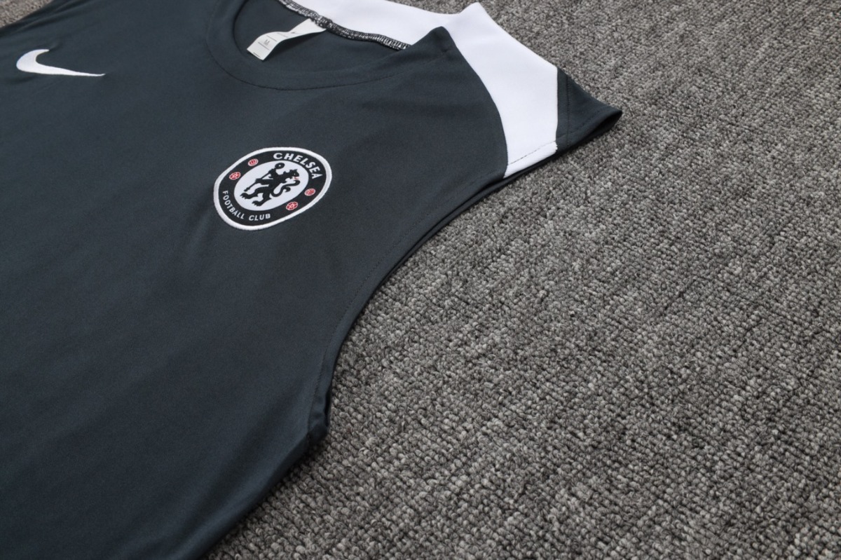 2026 Chelsea Dark gray Training Set Shirt and Shorts
