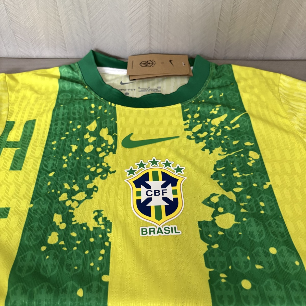 2026 Brazil Special Edition Yellow  & Green Jersey Player Version