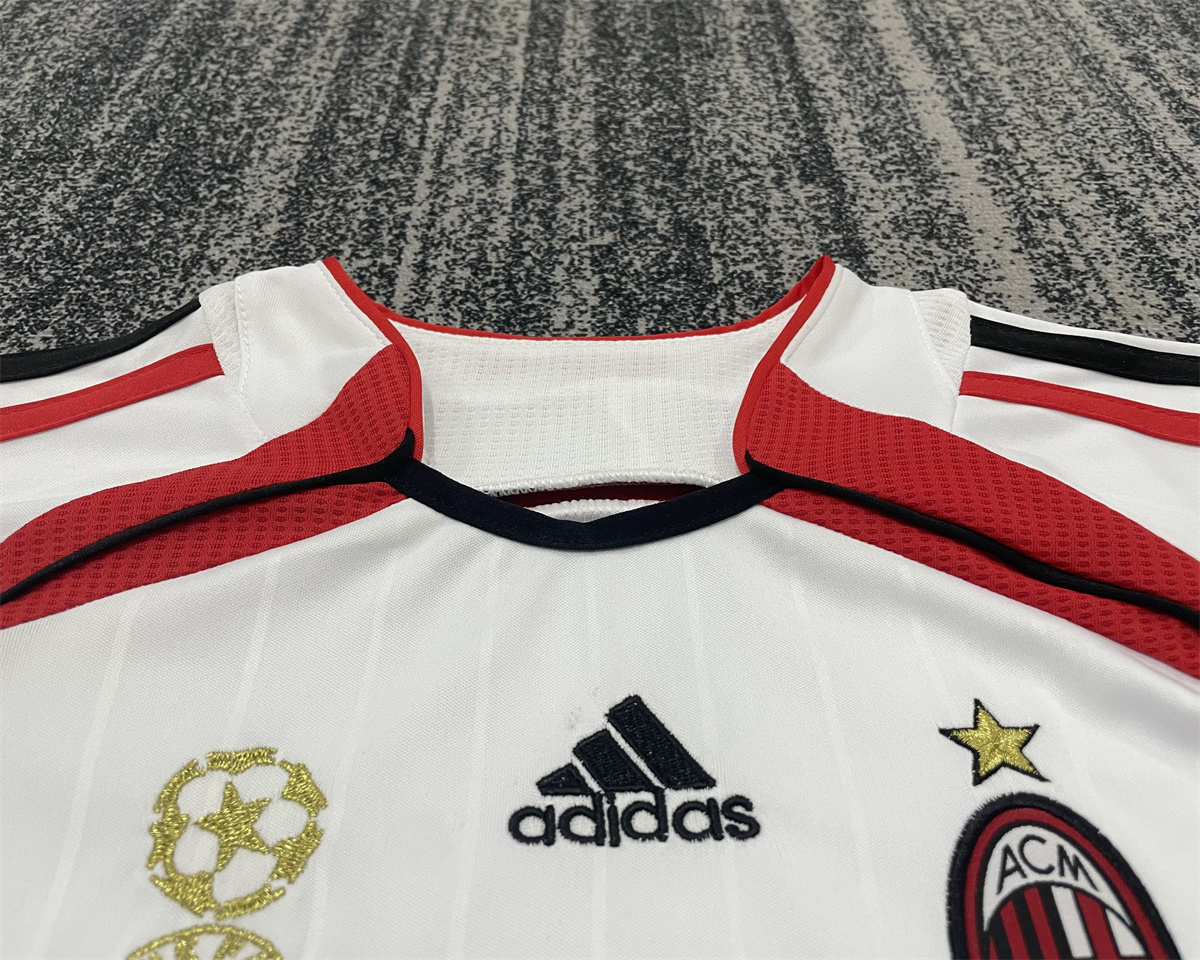 Retro AC Milan 2006/07 Away jersey Kid Kits Size 16-28