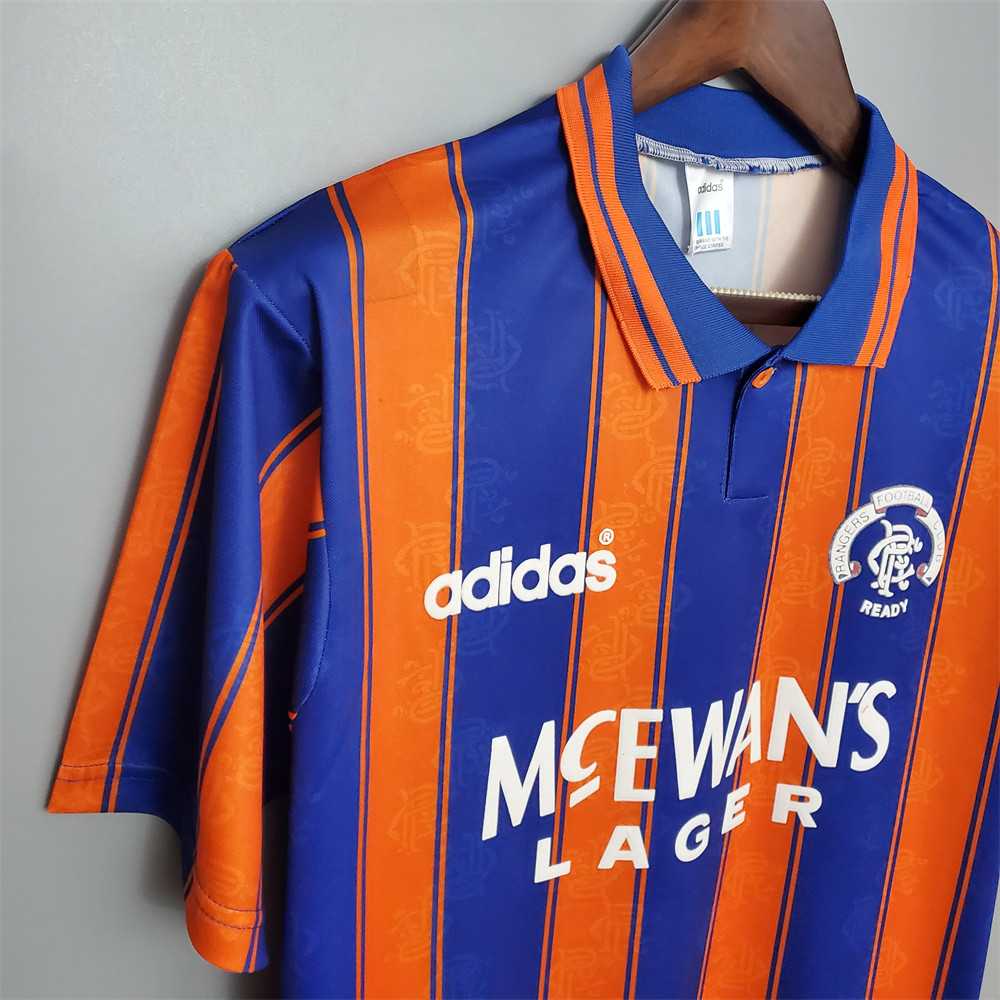 Retro Rangers 93-94 Away  jersey Fan Version