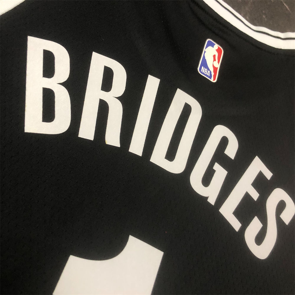 NBA Brooklyn Nets 2022/23 Black Icon Edition Swingman Jersey S-XXL