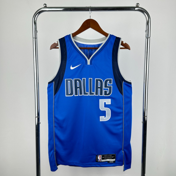 NBA Dallas Mavericks V-Neck Blue Jersey RUSSELL#5 S-XXL