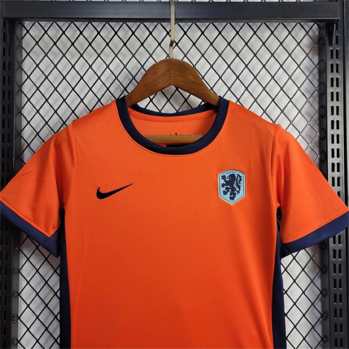 2024/25 Netherlands Euro Home jersey Kid Kits Size 16-28