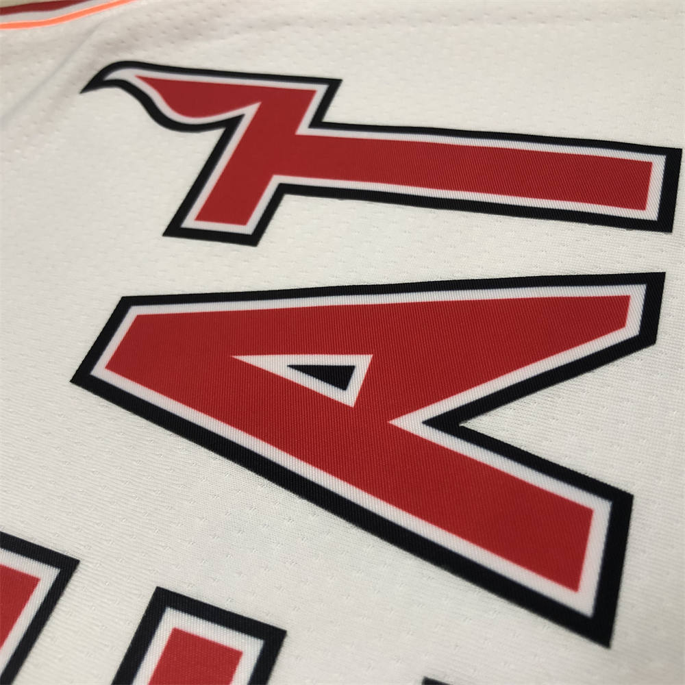 NBA Miami Hearts V-Neck White Jersey WADE#3 S-XXL