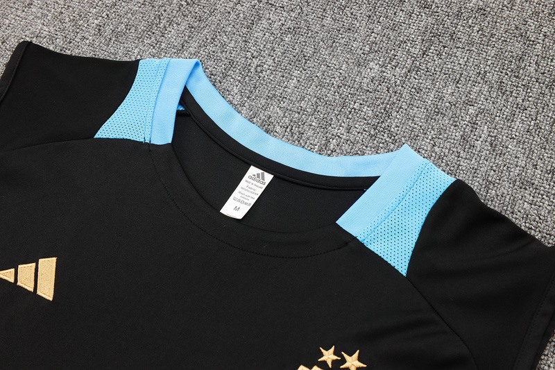 24/25 Argentina Black Training Set Shirt and Shorts