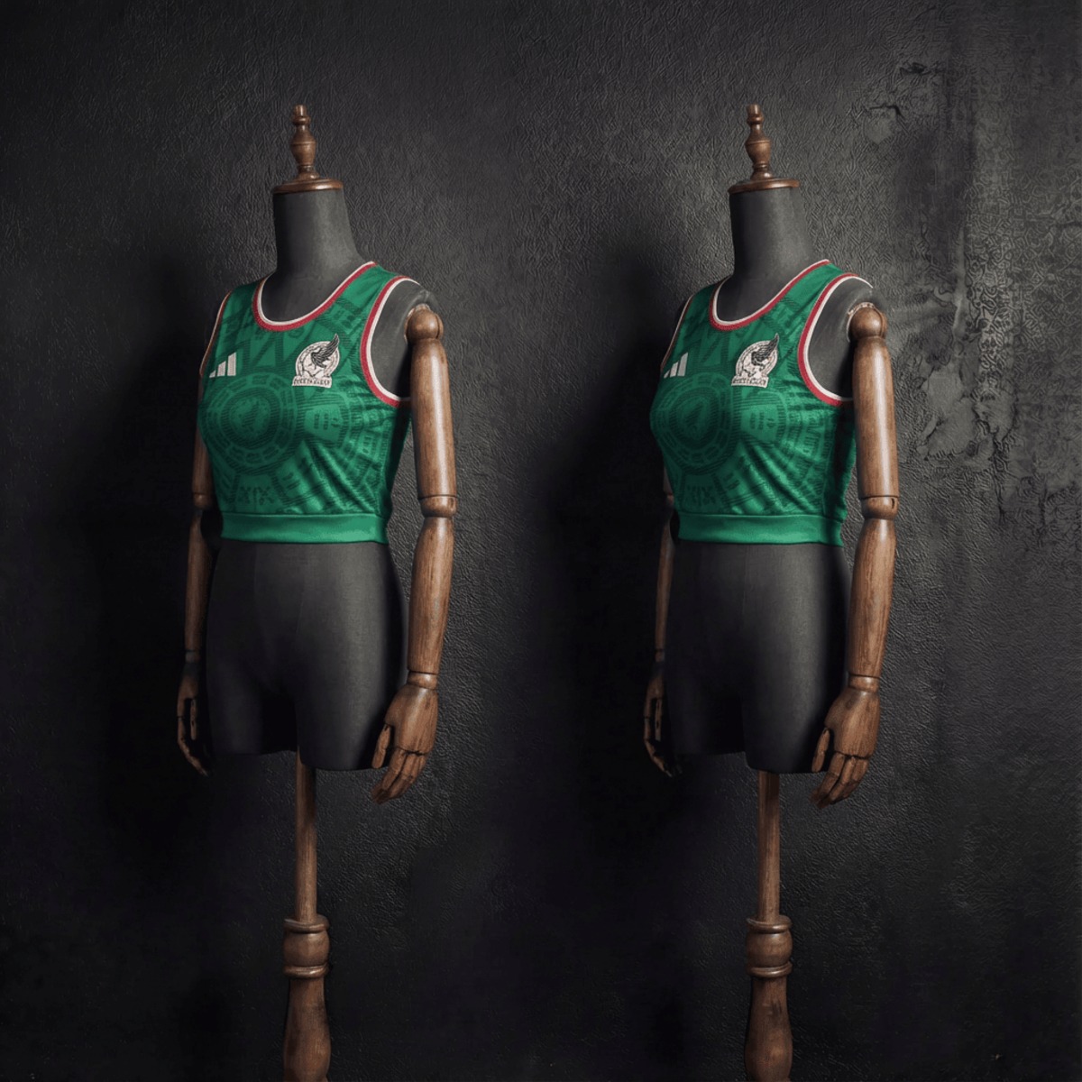 Women's Football Vest Mexico 2026 World Cup Home Jersey