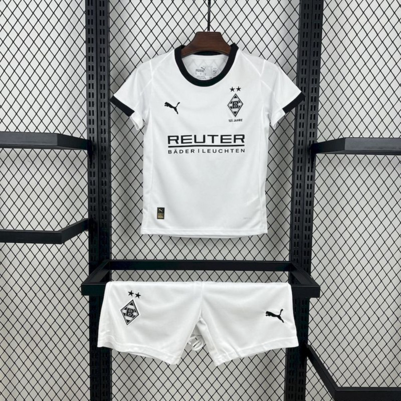 2025/26 Borussia Mönchengladbach Home jersey kids Kits size: 16-28