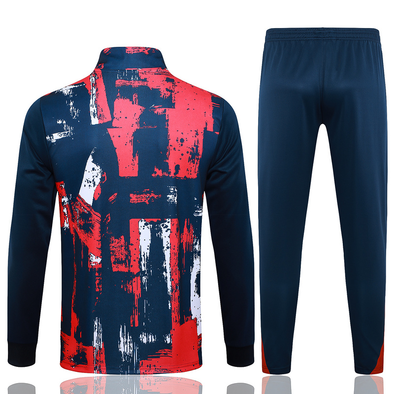 2024/25 Paris Royal blue Jacket Training Suit Set Football Team Shirt Sports Fashion