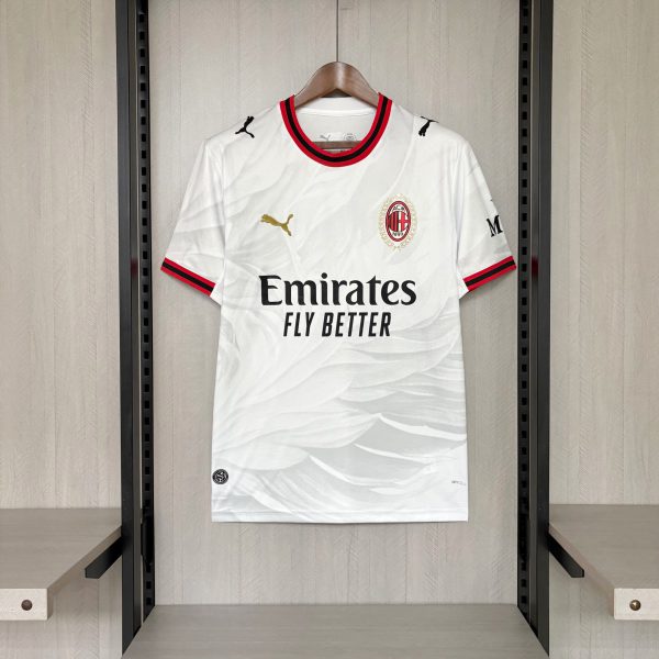 2025/26 AC Milan x Slam Jam White Jersey Fan Version