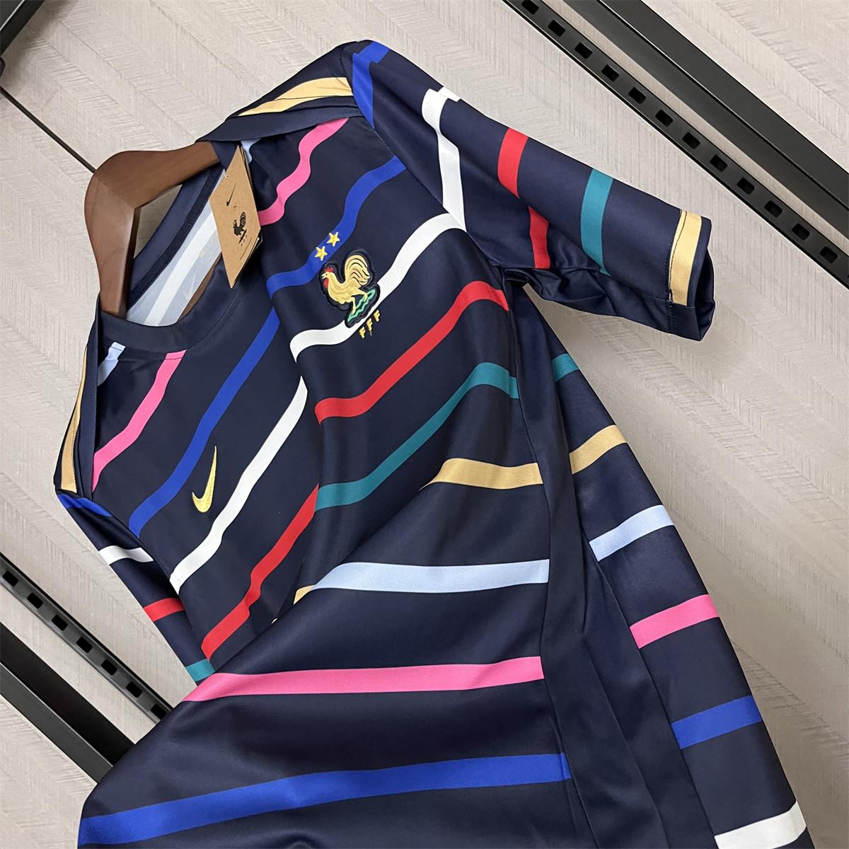 2024/25 France Euro Pre-match training uniform Jersey Fan Version