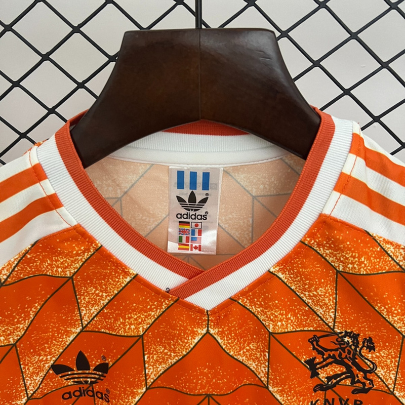 Retro Netherlands 1988 Home jersey Kid Kits Size 16-28