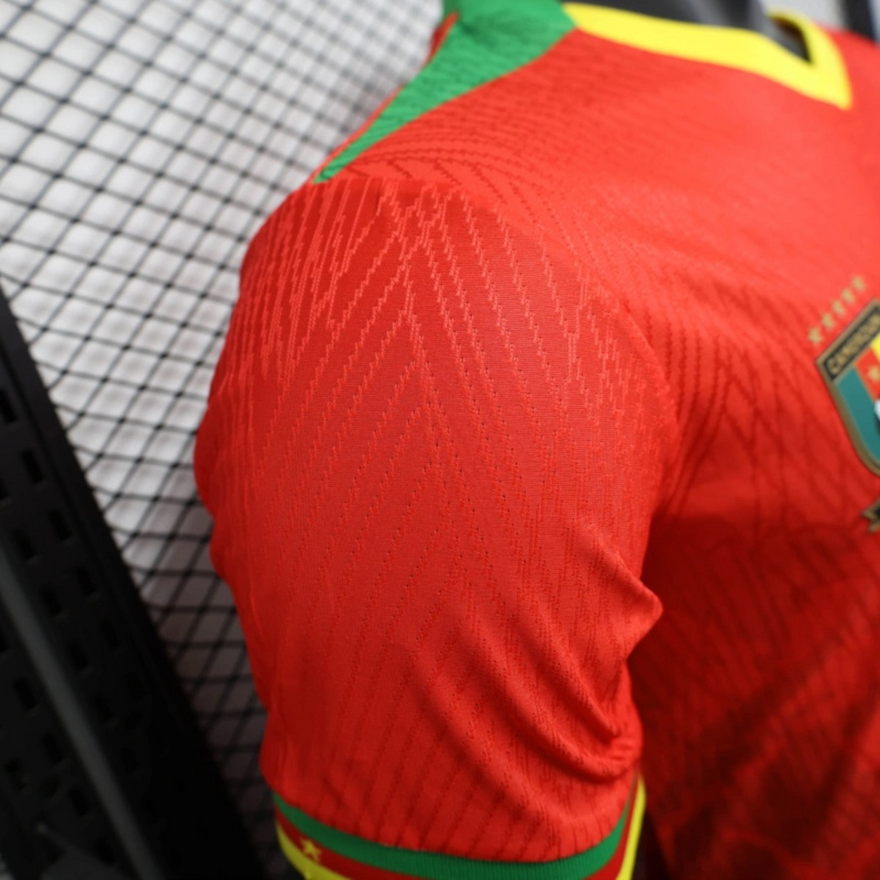 2025/26 Cameroon Away Red jersey Player Version
