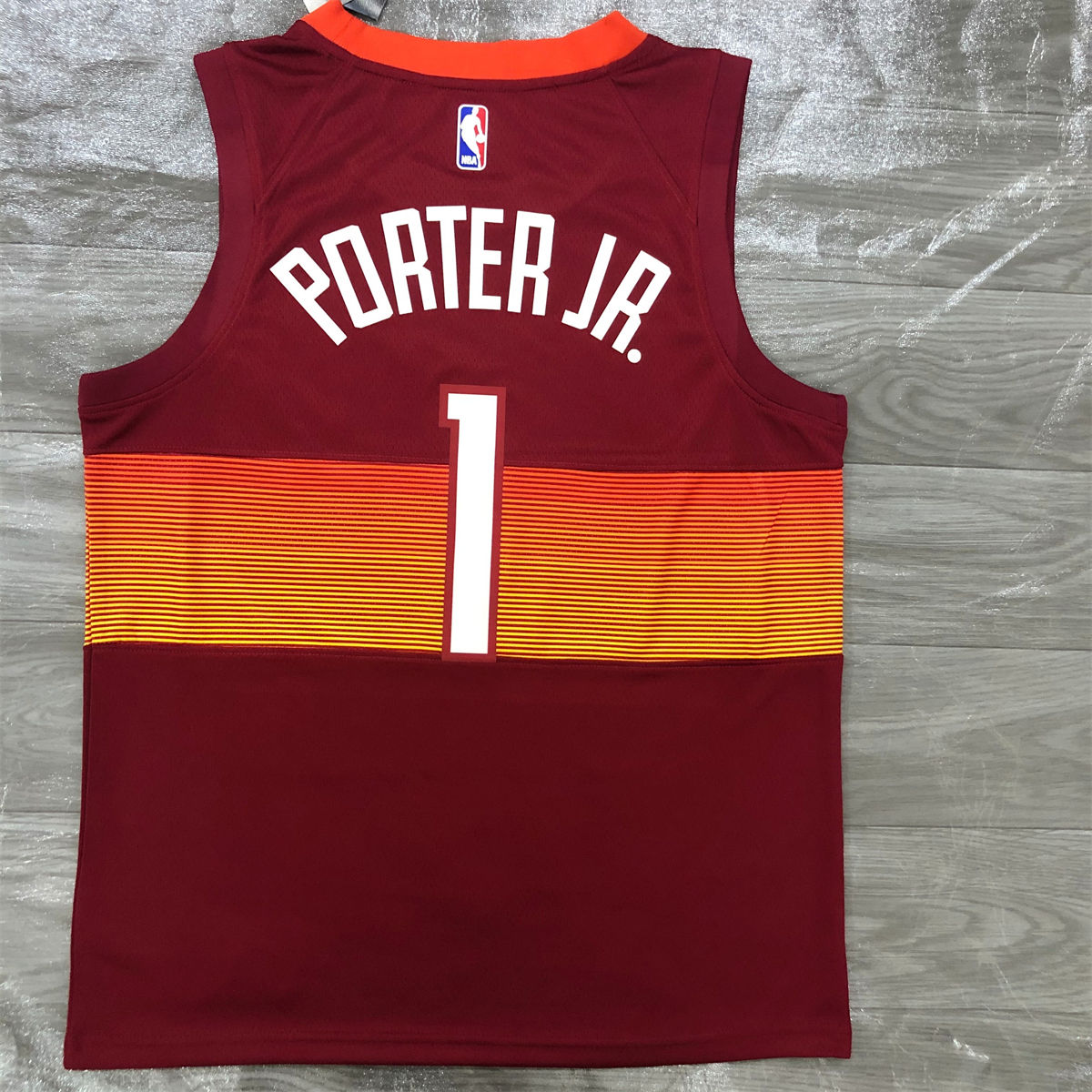 NBA Denver Nuggets Round Neck Red jersey PORTER JR.#1 S-XXL