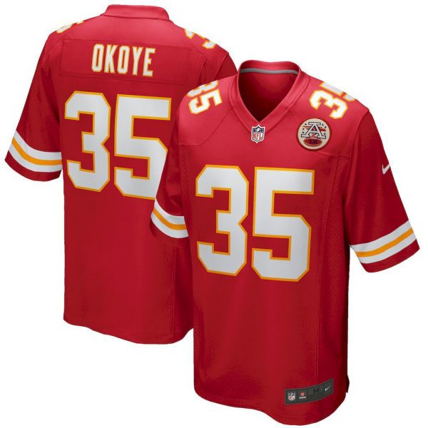 NFL Kansas City Chiefs Jeysey OKOYE #35