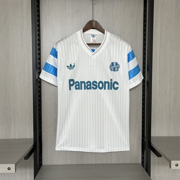 Retro Marseille 1990 Home jersey Fan Version