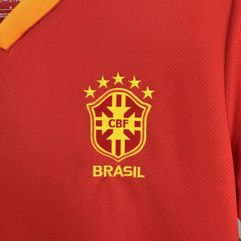 2025/26 Brazil Jordan Special Edition Red jersey Fan Version